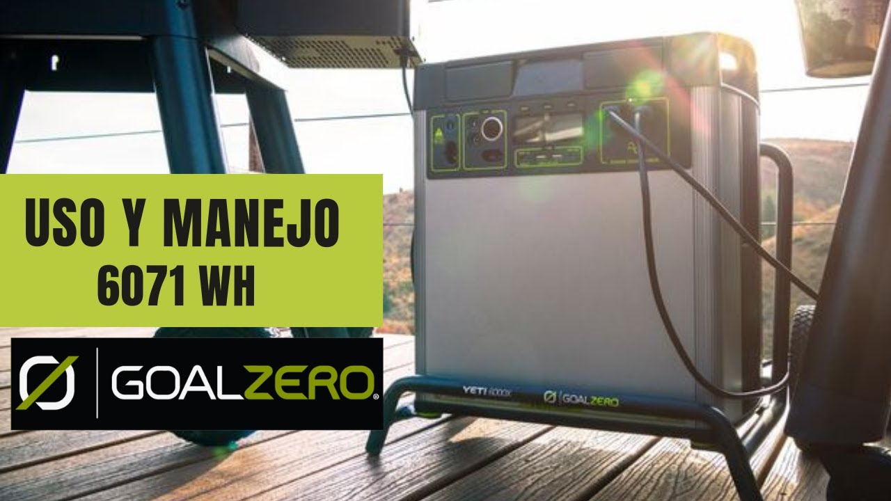 GOAL ZERO YETI 6000X | Batería Solar de Respaldo Potente para el Hogar  | TuPlantaPR.Com