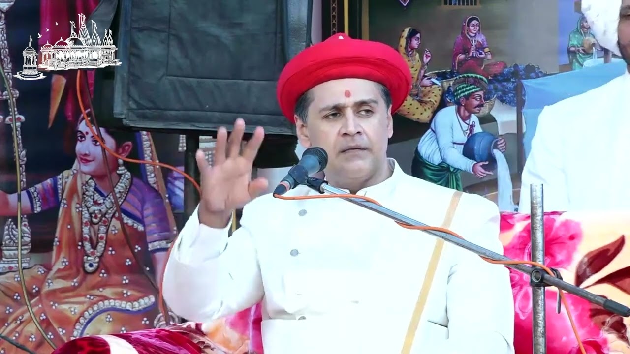 Devalia Mandir Acharya Maharajshree Koshalendraprasadji Maharaj Ashirvachan on Murti Pratistha
