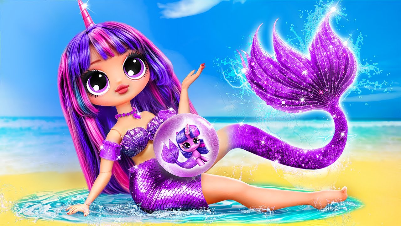 My Little Pony: Twilight Sparkle Se Torna Uma Sereia! LOL OMG DIYs