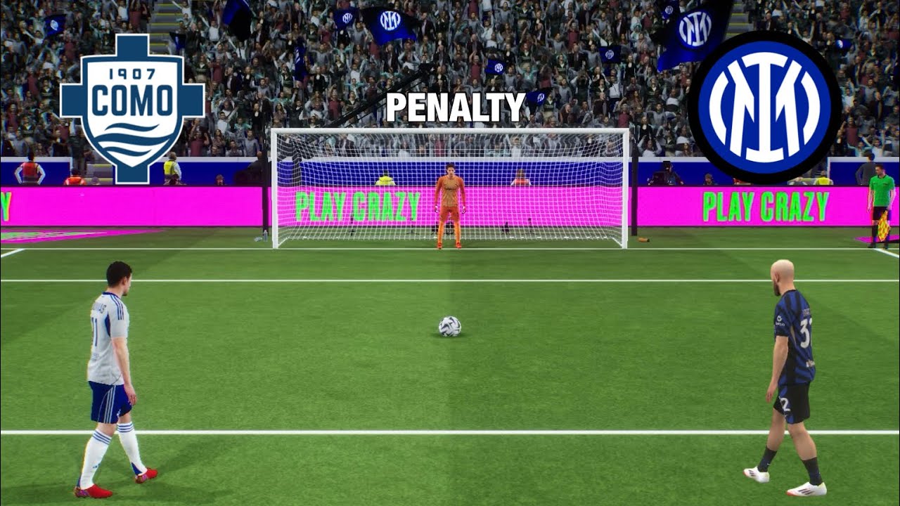 INTER MILAN VS COMP PENALTY SHOOTOUT | CMP VS INT HIGHLIGHTS | COPPA ITALIA