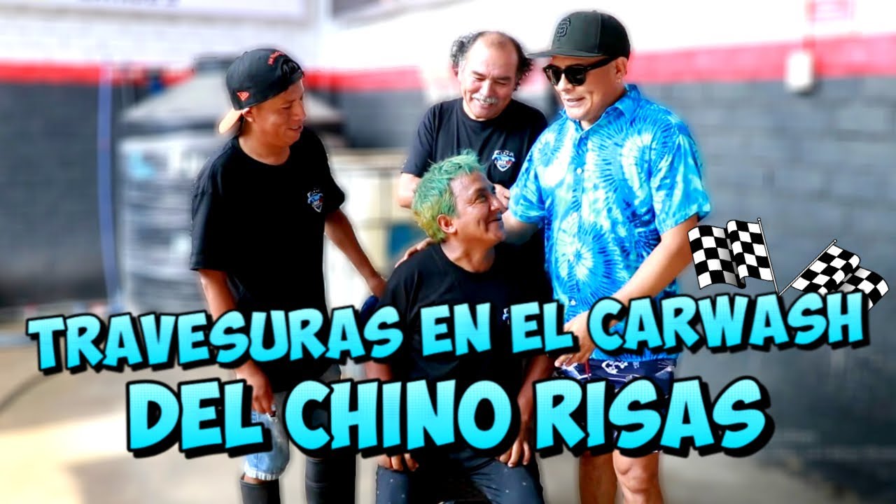 El Mostrito hace Destrozo en el CarWash del Chino Risas 🤭