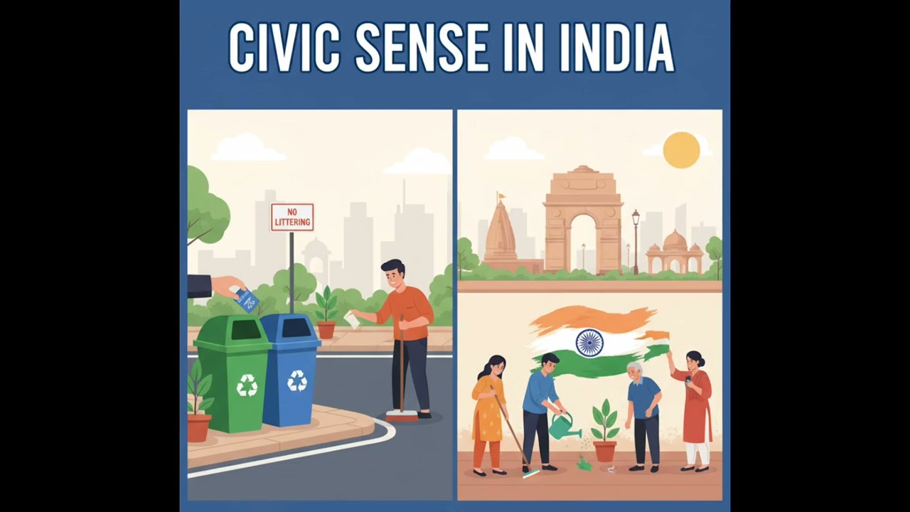 The spreading of civic sense trend in India