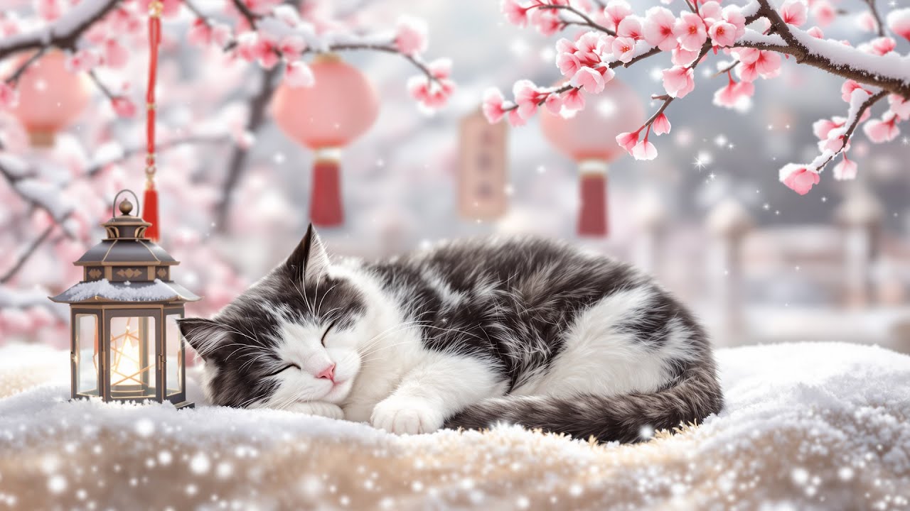 Healing Sleep Music for Cats 💤 12 Hours of Peaceful Cat TV Ambience (No Ads)