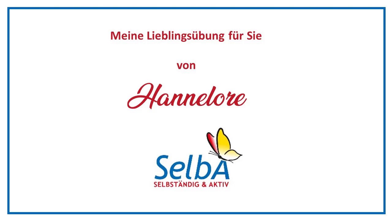 Lieblingsübung von Hannelore