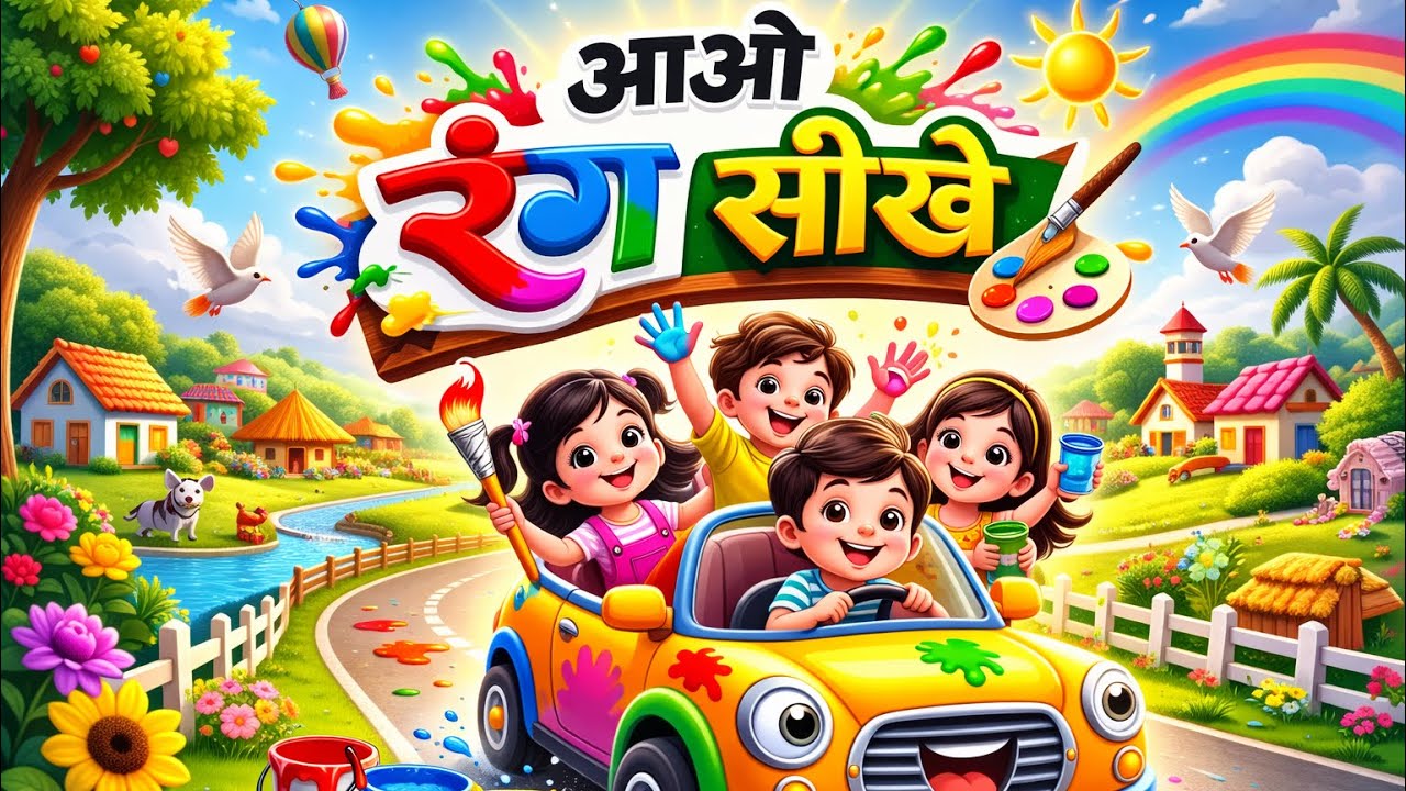 लाल हरा पीला Colours Song | Learn Colours in Hindi | Rang Seekho for Kids