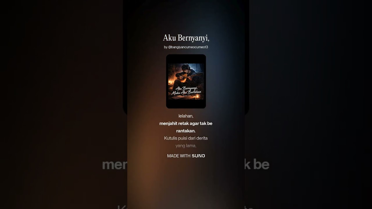 Aku Bernyanyi #BangYan #Foryou #fypp #slowrap #slowrock #fypp  #musiktiktok 