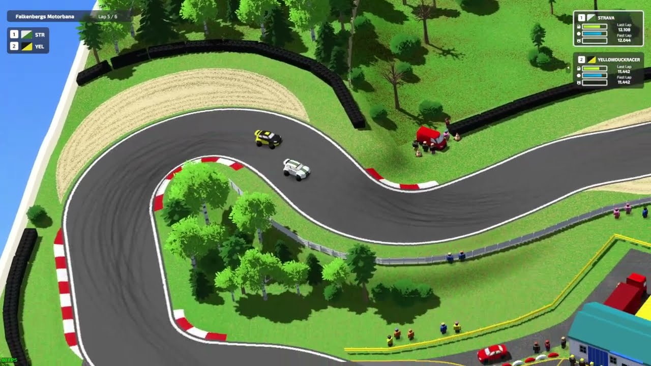 GeneRally 2 - Strava and YDR have a race at Falkenbergs Motorbana.