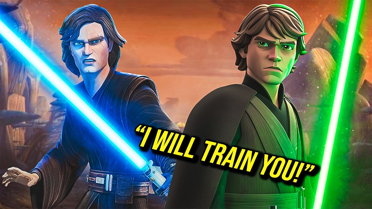 What If Luke Time Travelled To The Clone Wars And Was Trained By Anakin