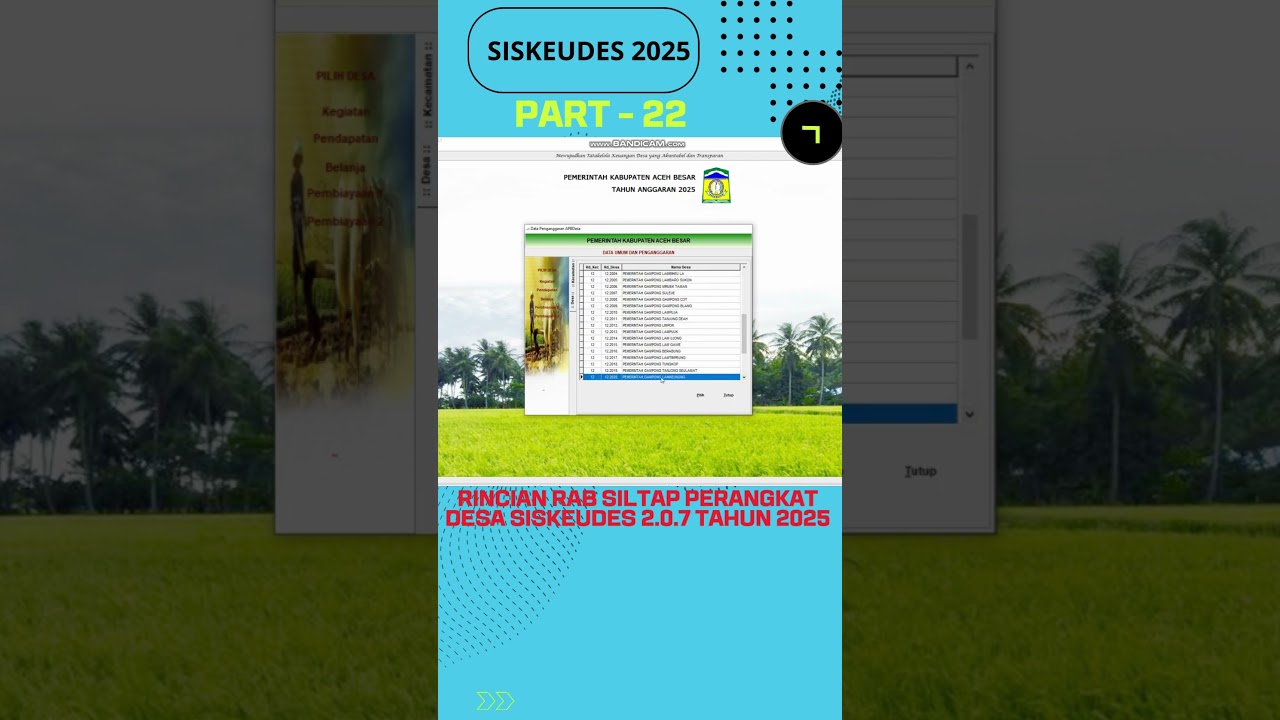 SILTAP PERANGKAT DESA SISKEUDES 2025