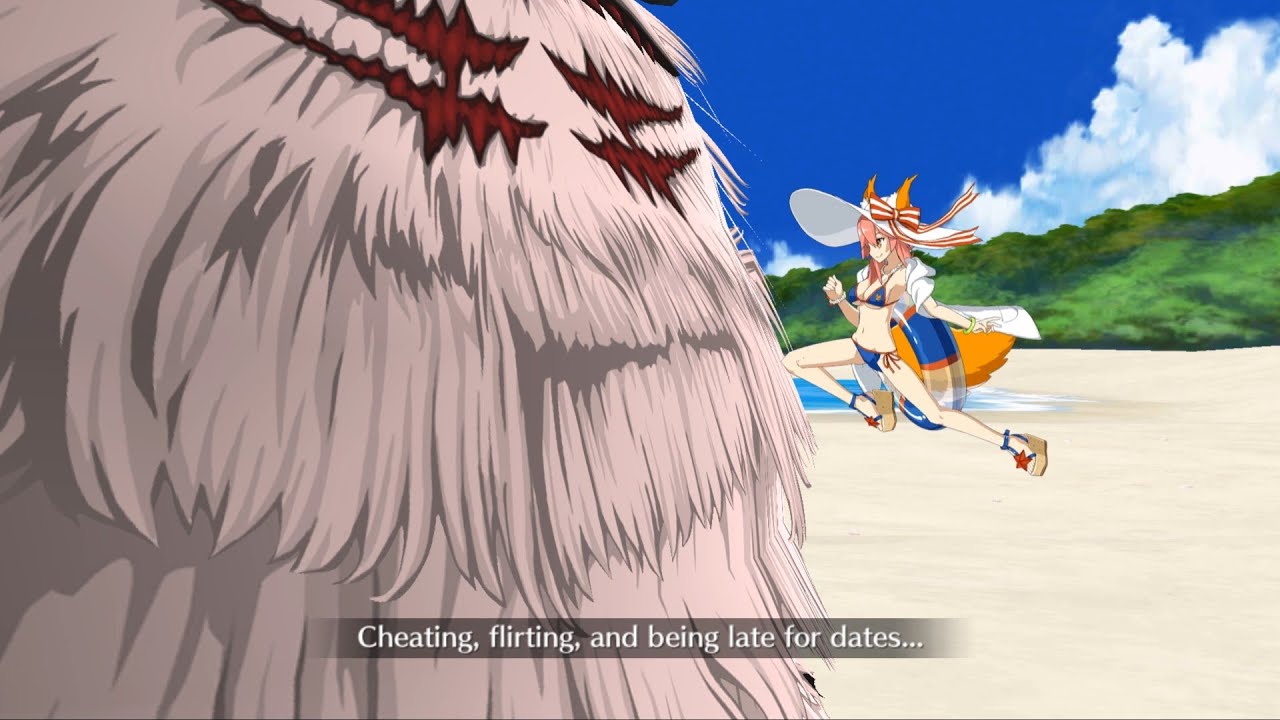 FGO - Tamamo Lancer Cernunnos 4 Turn
