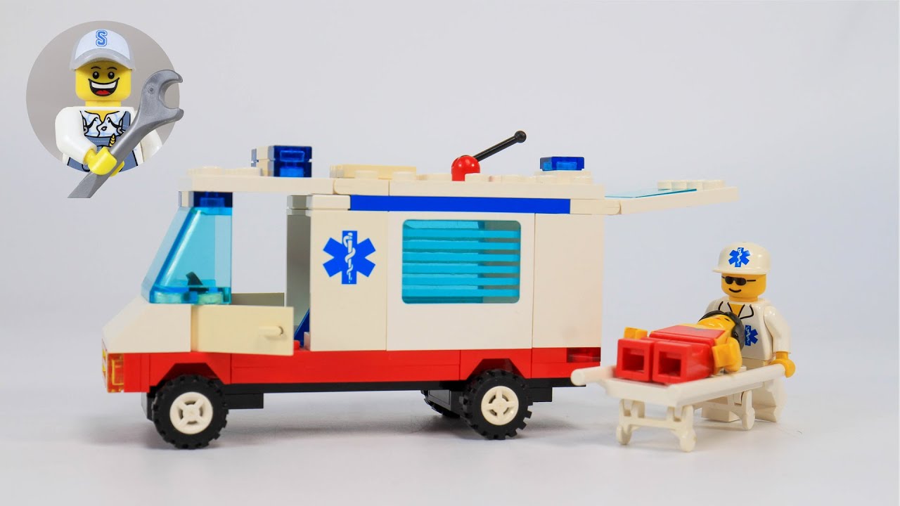 Lego Classic 6666 Ambulance / Rettungswagen stop motion speed build 4K