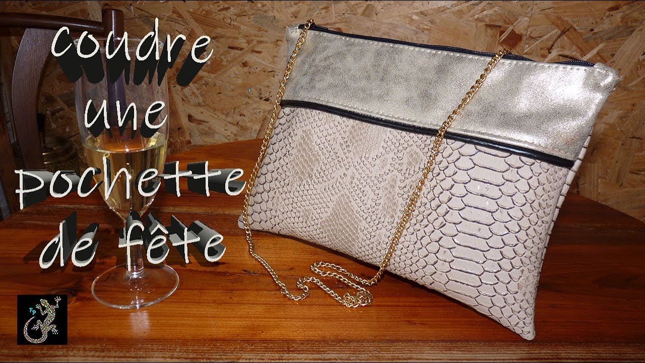 TUTO Couture - Coudre UNE POCHETTE DE FÊTE #facile #easy
