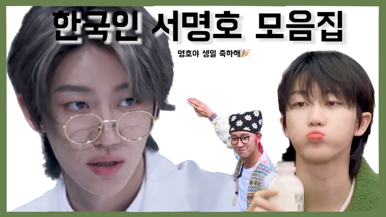 [세븐틴|디에잇] 생일기념 서명호 한국인 모먼트 모음집