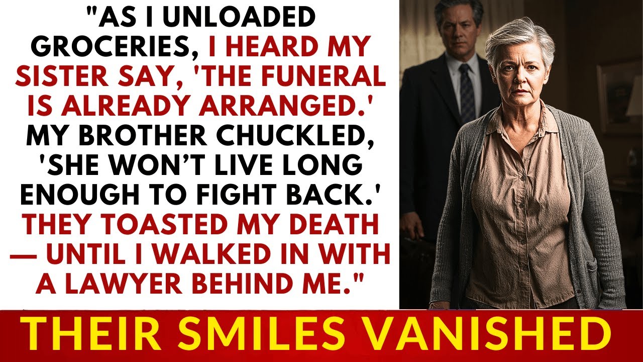 THEY PLANNED MY FUNERAL WHILE I WAS GROCERY SHOPPING… BUT I CAME HOME WITH A LAWYER