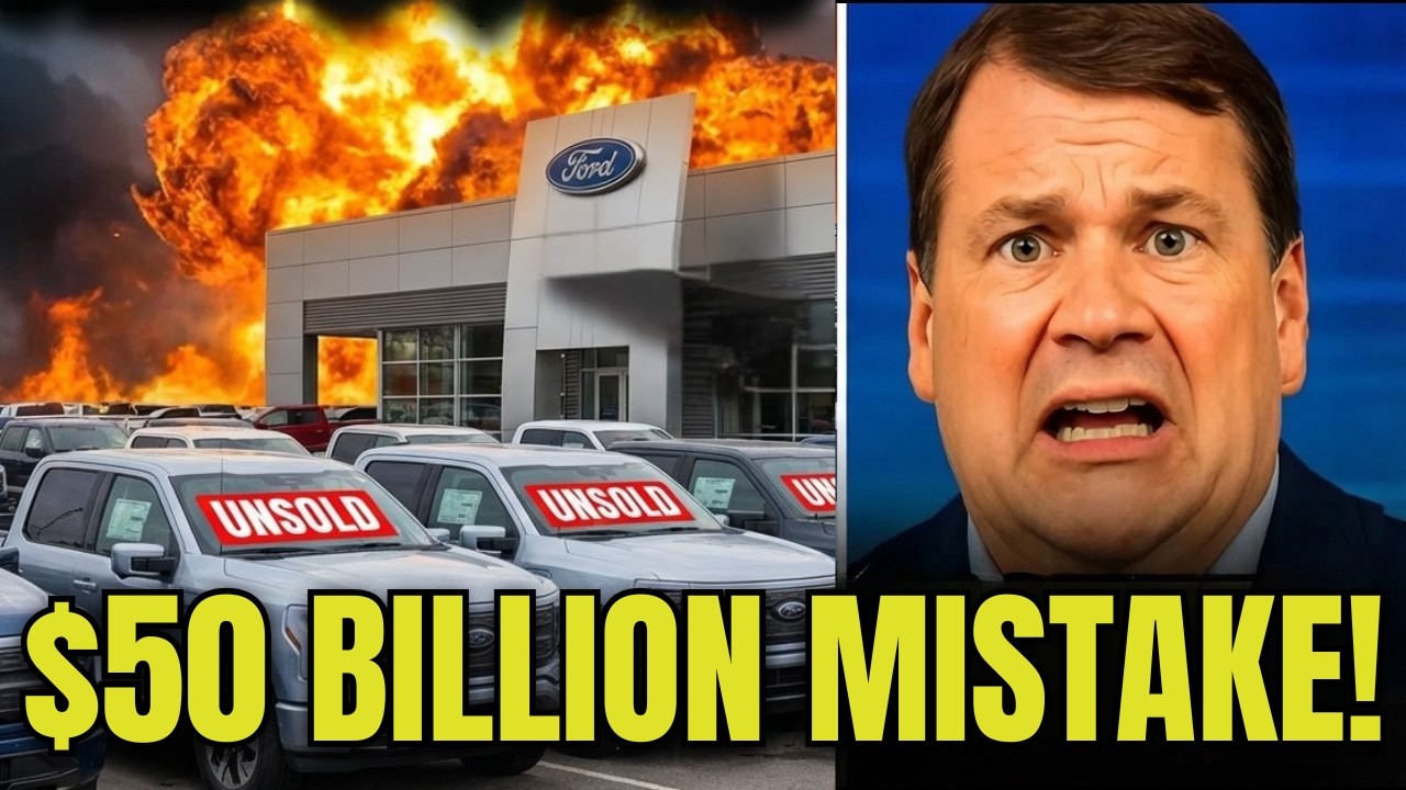 Ford's $50 Billion MISTAKE: F-150 Lightning DISASTER as Electric Strategy FAILS! (Dealers FURIOUS!)