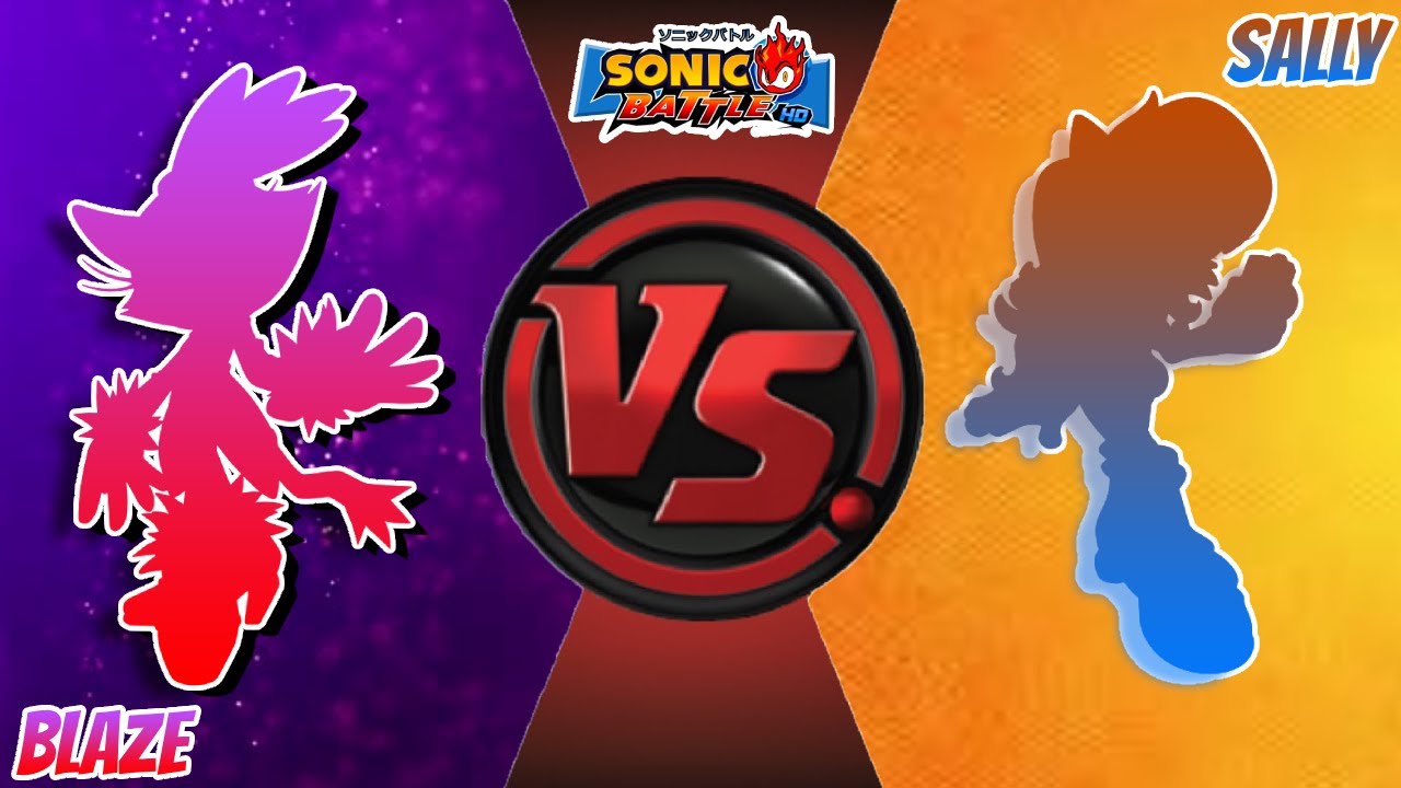 Sonic Battle HD CPU Battles || Blaze VS Sally