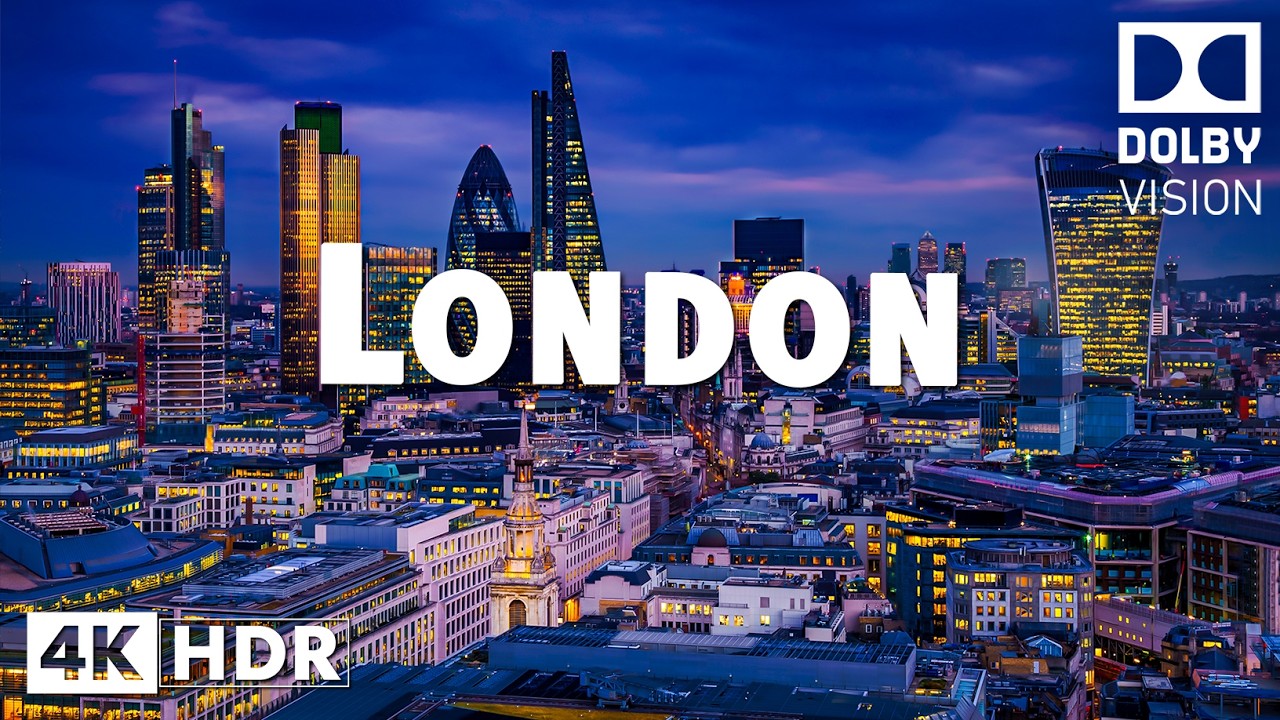 [4K] LONDON &ndash; Urban Magic of the Capital | Deep House Chill