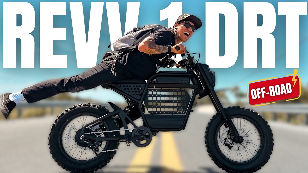Ride1Up Revv 1 DRT: внедорожный электромопед — ЗВЕРЬ! Тест скорости, обзор и гонки!