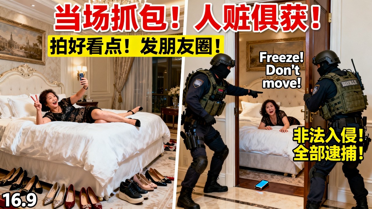 中國大媽團參觀美國豪宅，竟脫鞋撲上主人萬元大床打滾，並咆哮：「我們是客戶，體驗一下怎麼了？」最終被控刑事重罪，護照扣押，遭天價索賠六十萬！