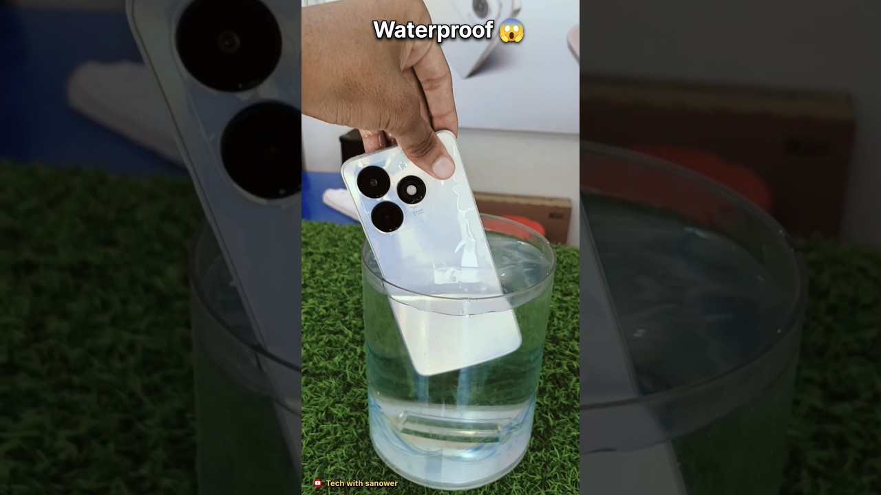 Waterproof phone 😱 techno spark go & Real review #techno #waterproofphone #shorts