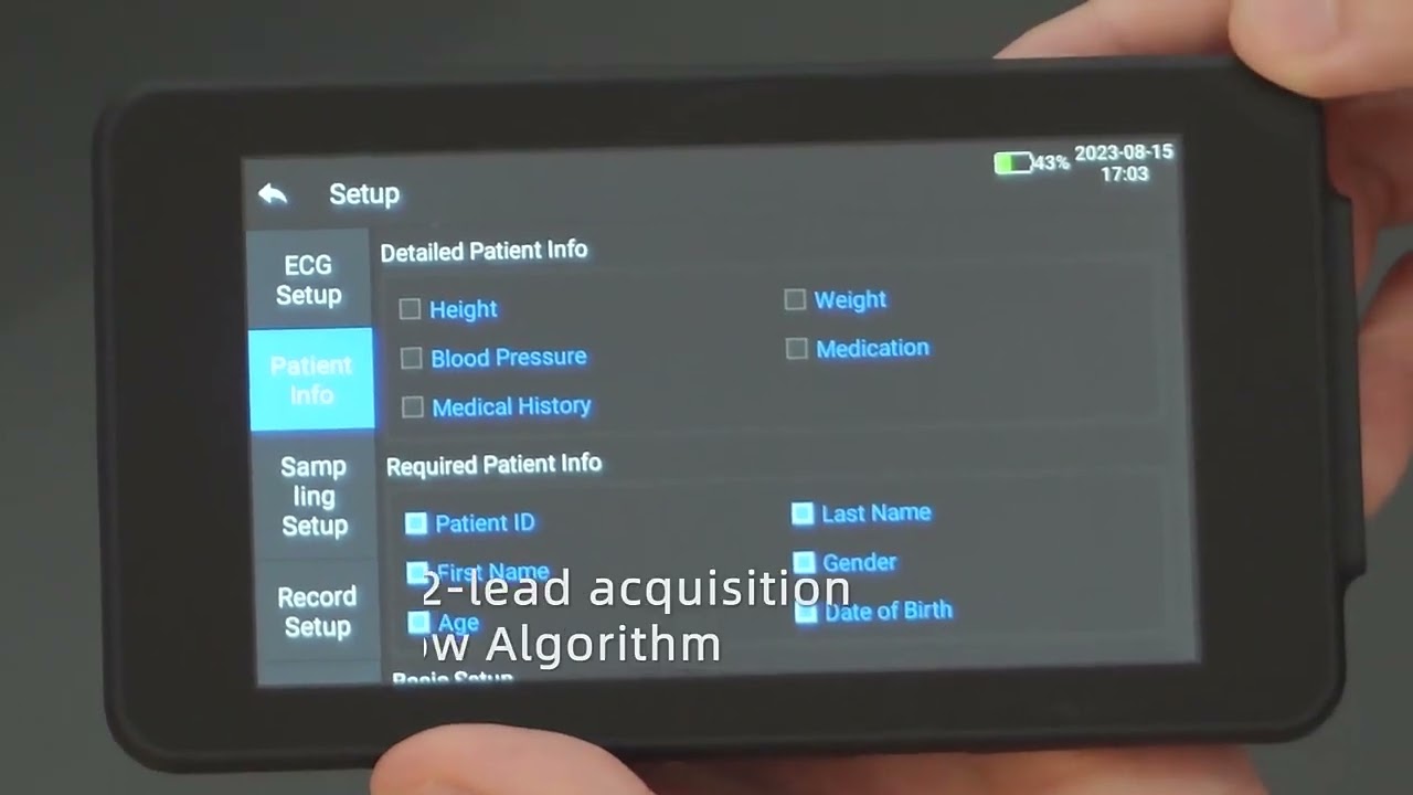 Pocket ECG Demonstration
