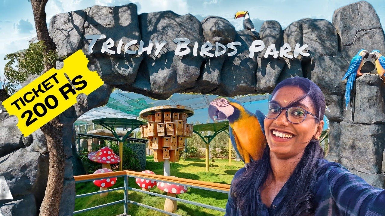 India's biggest bird aviary| Trichy birds park | Enjoy Funniest Birds Mind voice #ukexplorebites 