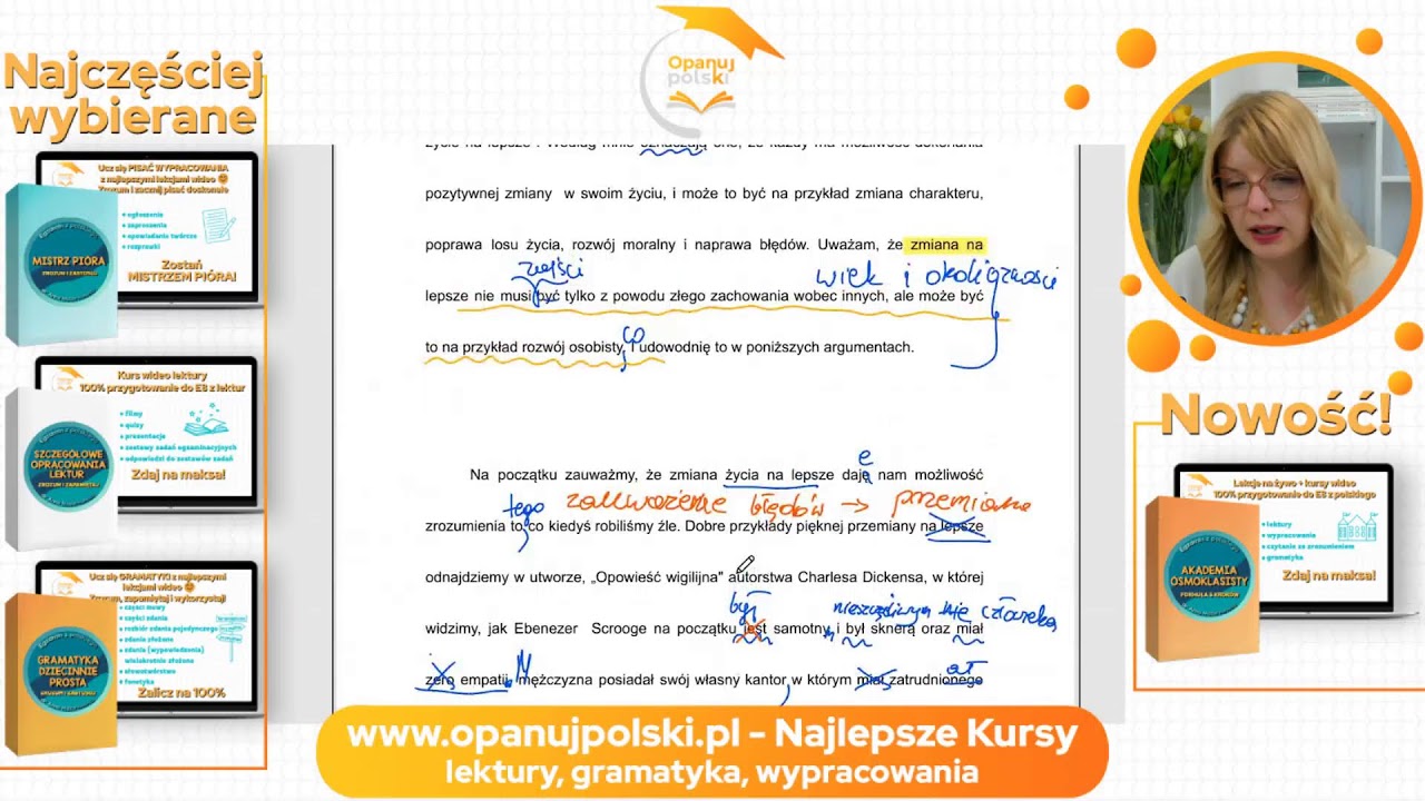 Sprawdzam Wasze wypracowania
