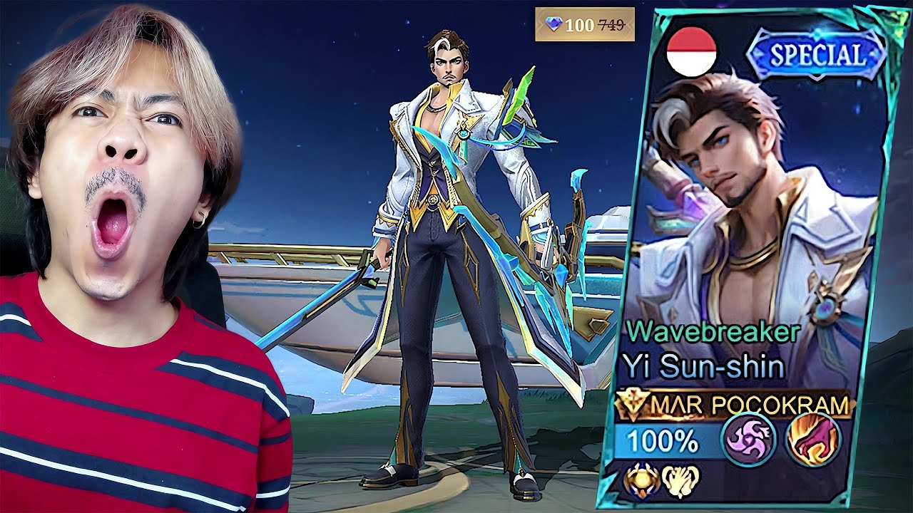 REVIEW SKIN SPECIAL YI SUN SHIN HARGA 100 DIAMOND AUTO MANIAC - Mobile legends