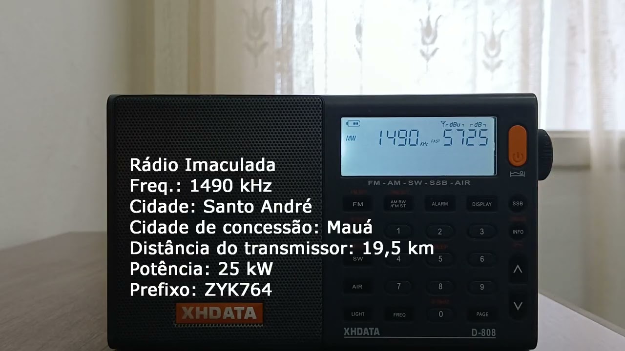 Rádios AM ( Ondas Médias ) captadas na cidade de São Paulo em setembro de 2025