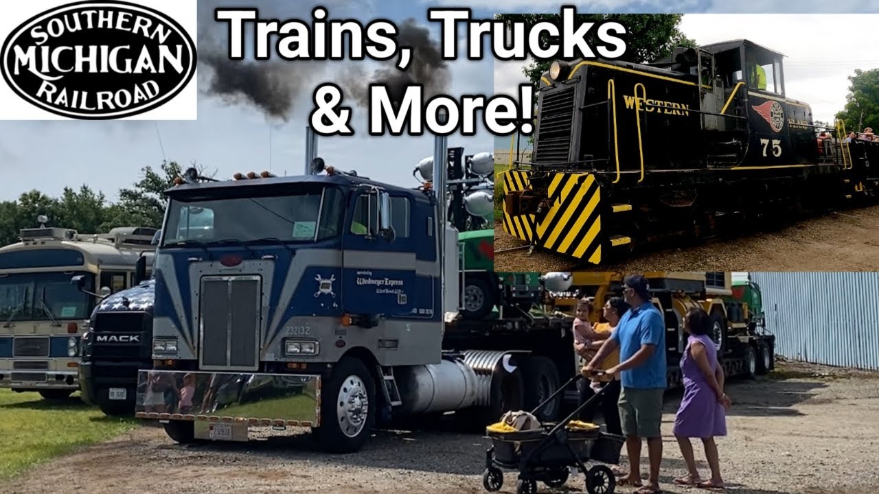 Orwell Stars The Show At Southern Michigan Railroad!  Antique Diesel Power!