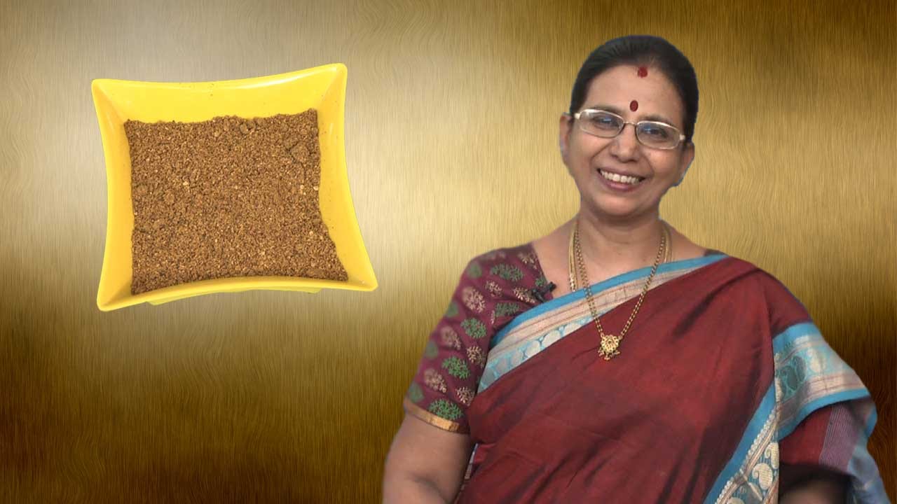 Sambar Powder in Tamil  | Mallika Badrinath Recipes | South Indian Style