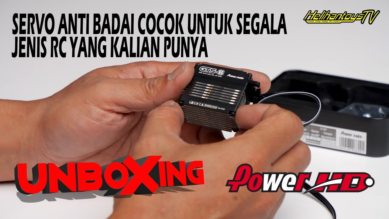 UNBOXING | SERVO ANTI BADAI COCOK UNTUK SEGALA JENIS RC YANG KALIAN PUNYA | POWER HD GTS-6 CNC HV BL