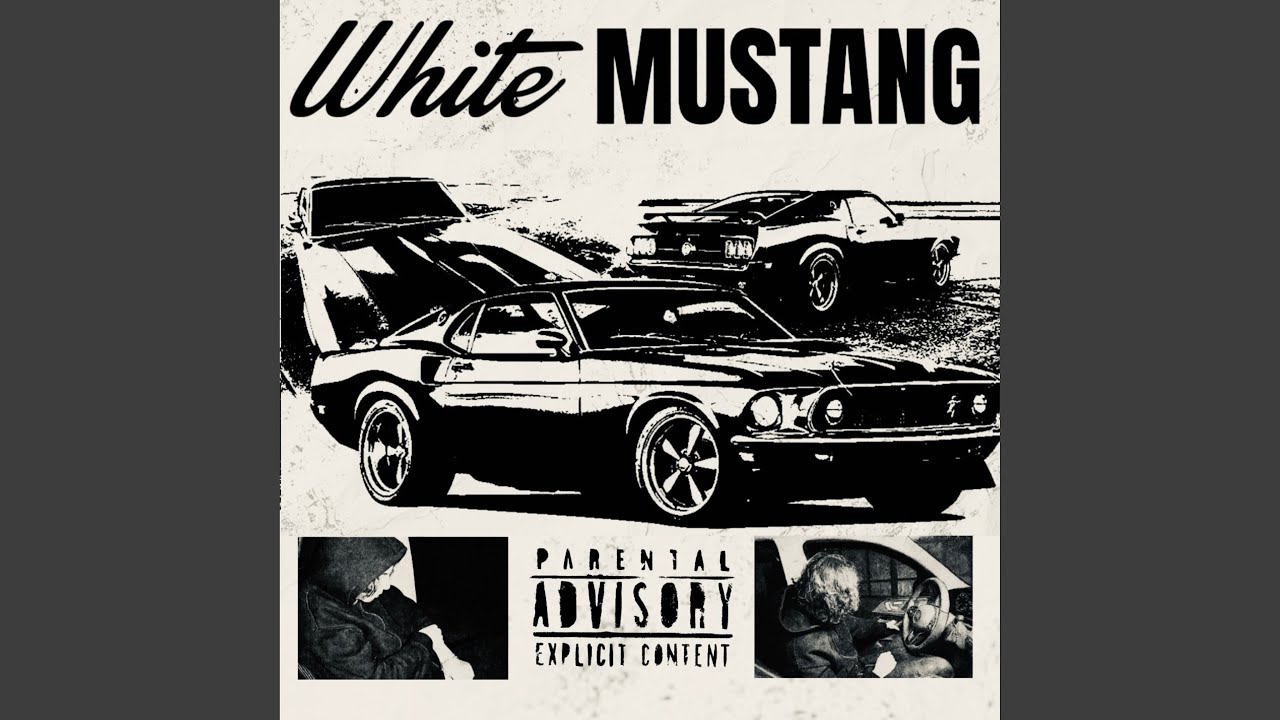 white mustang