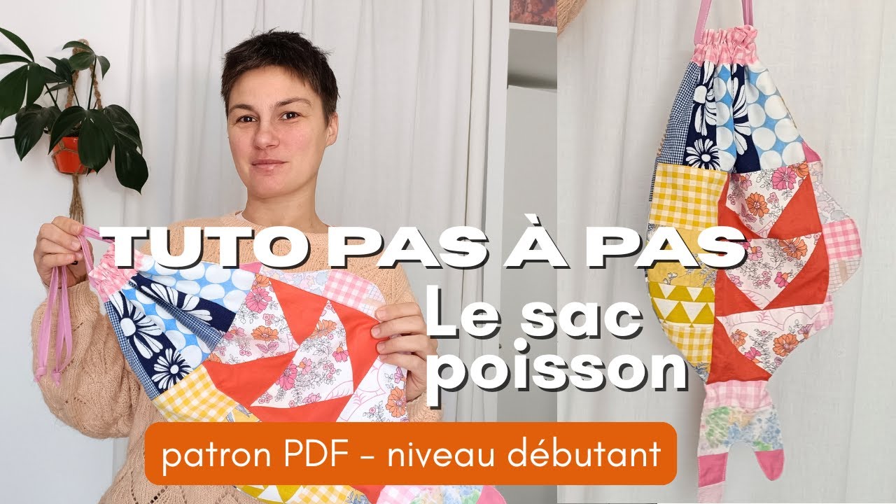 Tuto sac poisson / pochon type sac à vrac
