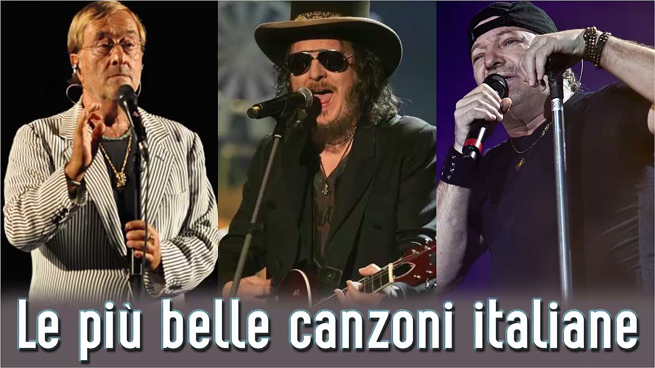 Le pi&ugrave; belle Canzoni Italiane - Zucchero  , Lucio Dalla , Vasco Rossi [Live]