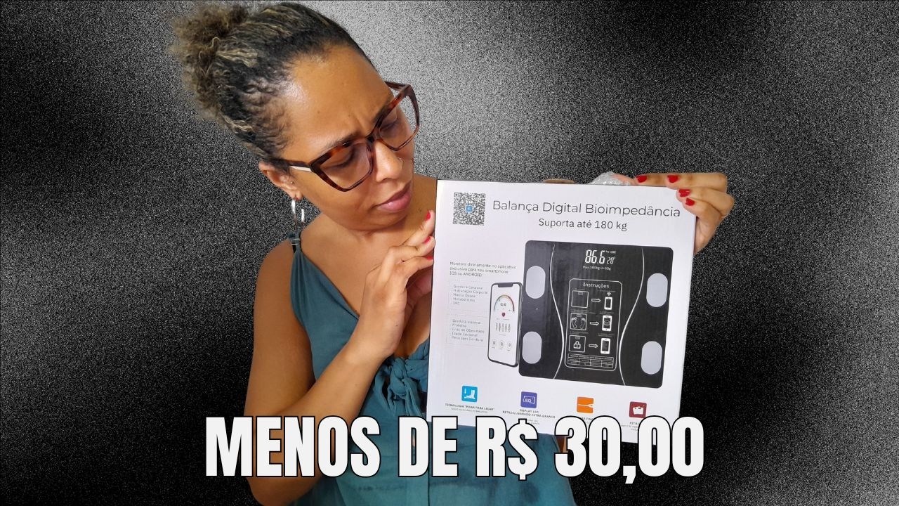 Fui HUMILHADA por uma balança de bioimpedância de 30 reais!