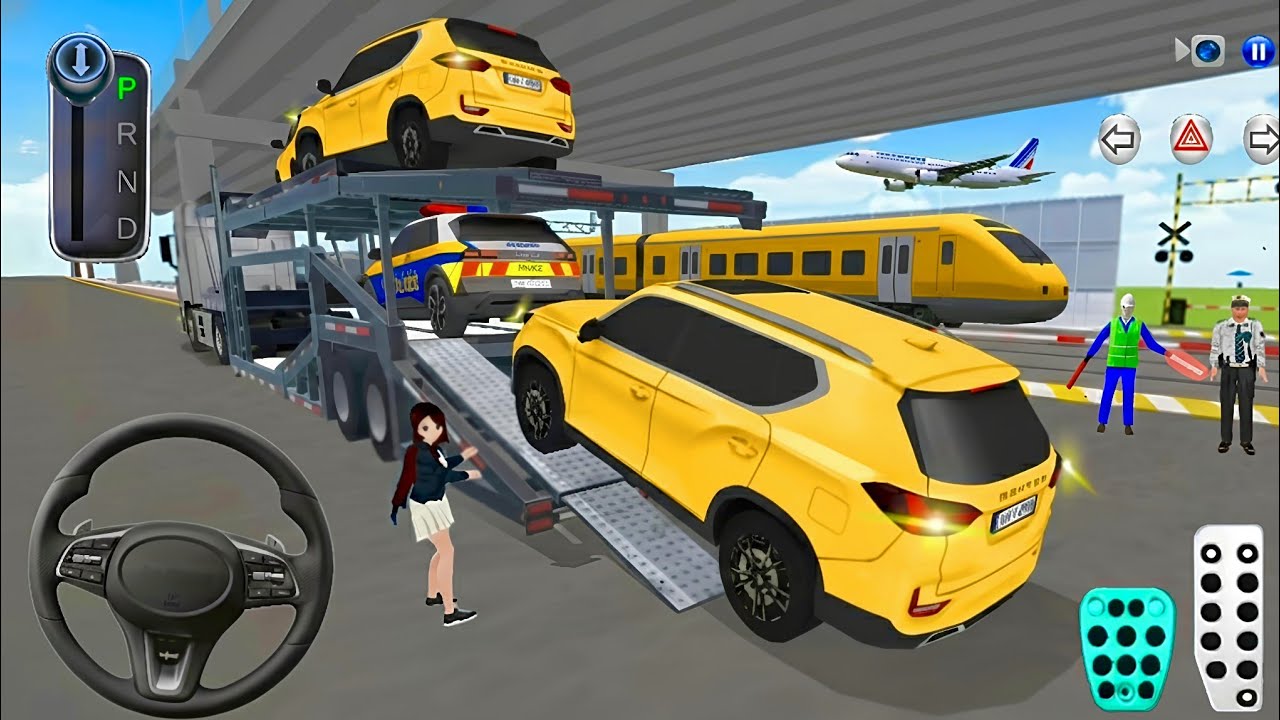 New Rexton SUV Car Transport to Building Parking Garage🚘 3D Driving Class 2026 - Android Gameplay🎮