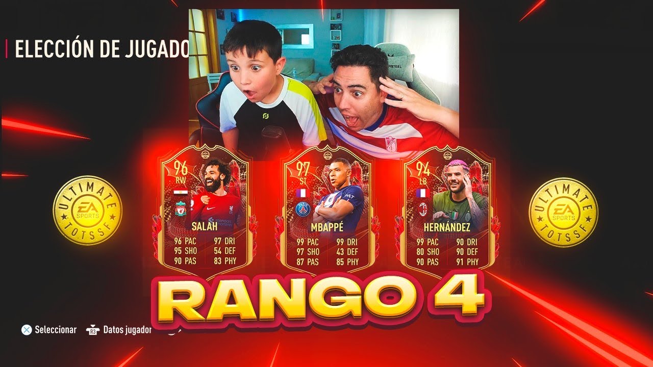 ABRIMOS LOS TOTS ROJOS ULTIMATE RANGO 4 EN FIFA 23 !! RECOMPENSAS DE FUT CHAMPIONS