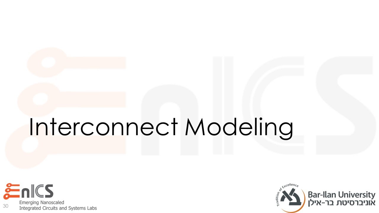 VLSI - Lecture 6b: Resistance and Interconnect Modeling