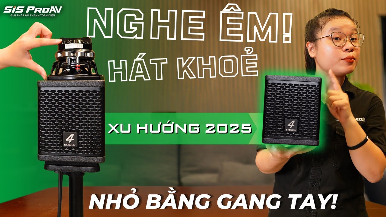 [REVIEW CHI TIẾT] LOA 4ACOUSTIC HCS-105C | ĐÁNH LỪA THỊ GIÁC BỞI THÂN HÌNH NHỎ BÉ!