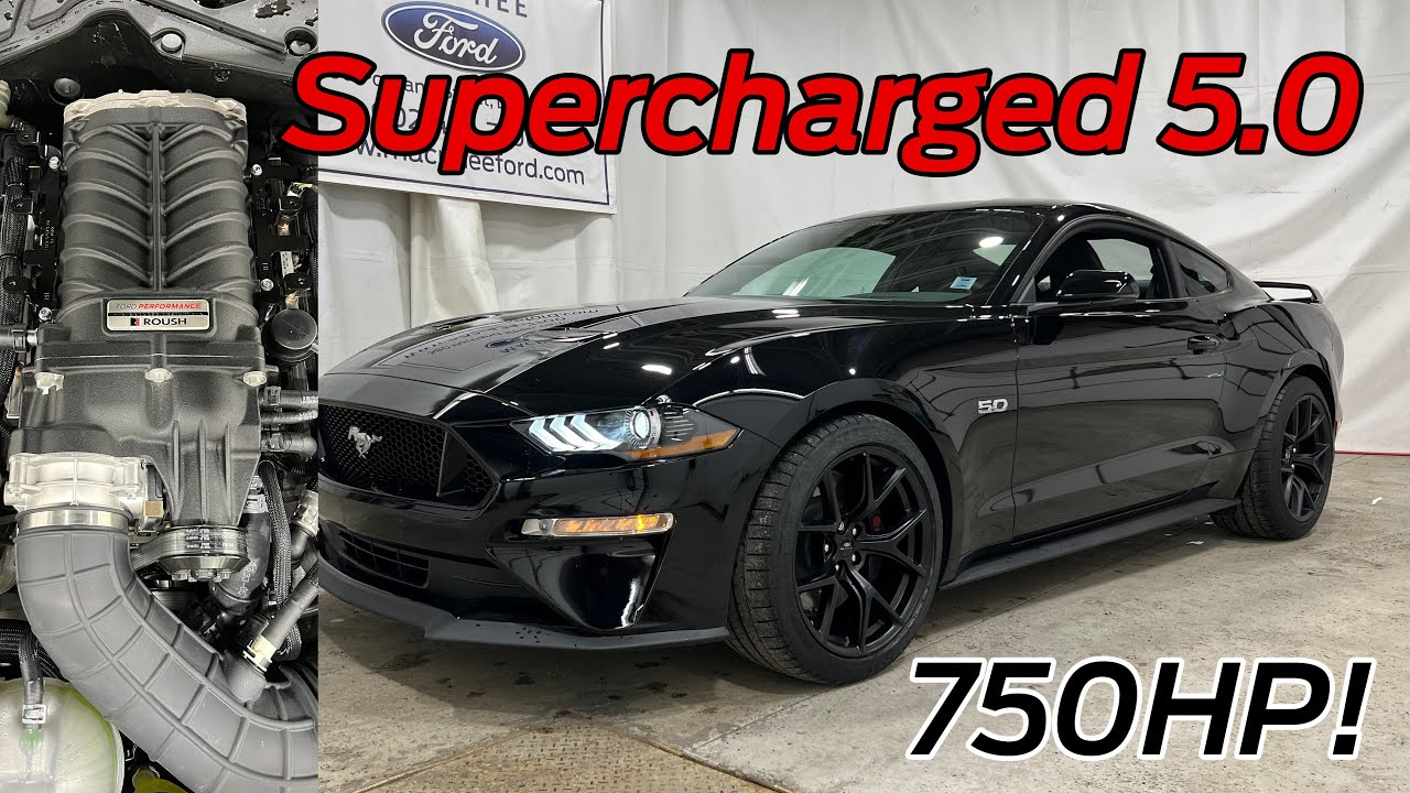 SUPERCHARGED 5.0! Ford Mustang GT Premium w/Roush 750HP Supercharger Kit!