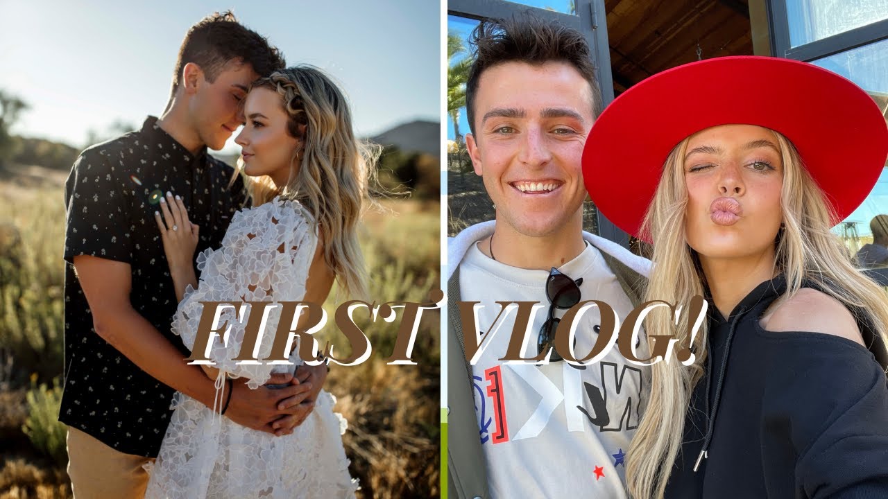 WELCOME TO THE VLOG! // Maddie + Cameron
