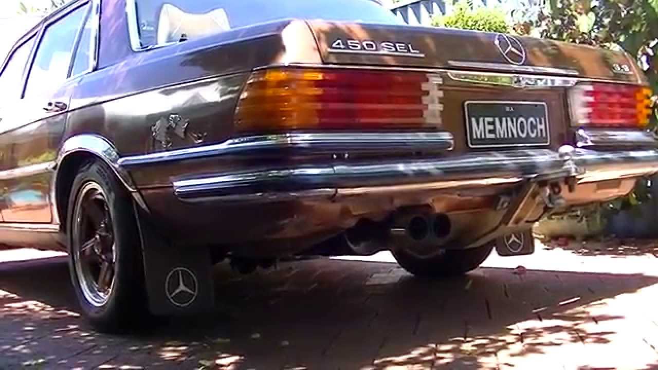 Mercedes 450SEL 6.9 Acceleration With Custom Exhaust