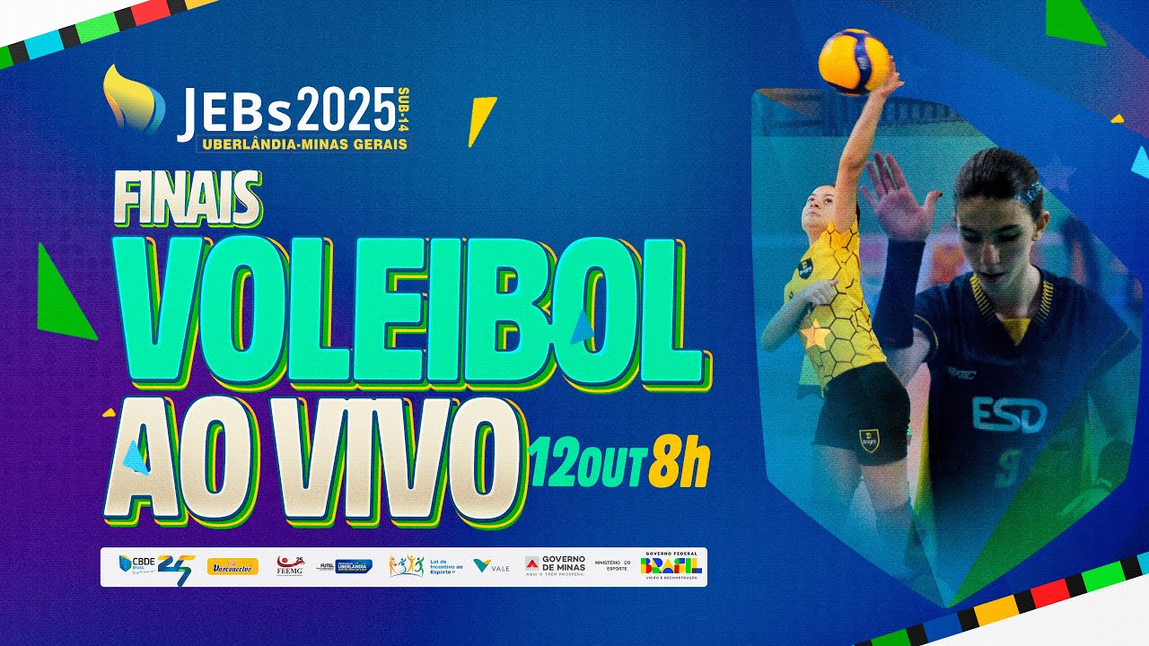 JEBs sub14/2025 Uberl&acirc;ndia | Finais Voleibol dia 12