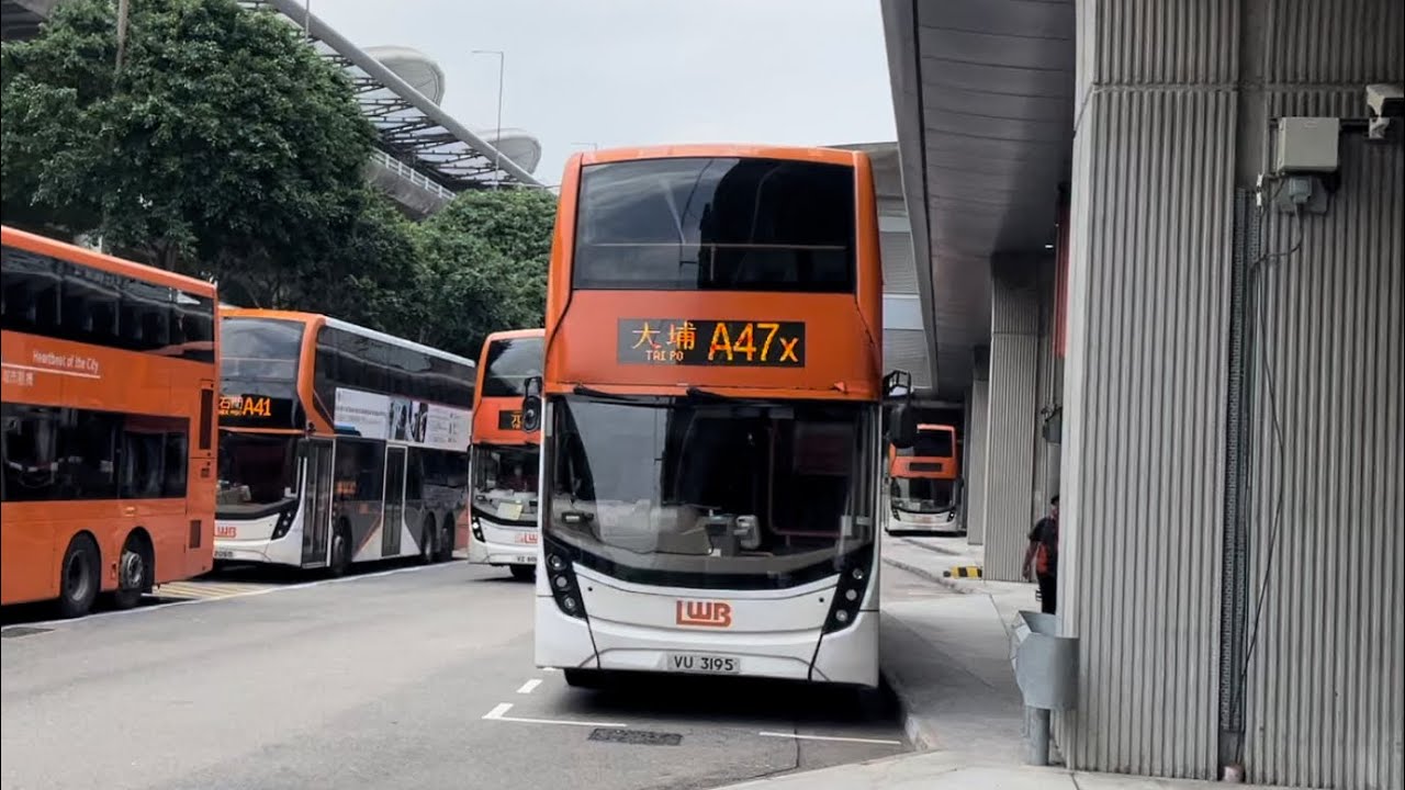 (原速) VU3195 (5548) @ LWB A47X 機場 Airport → 大埔（太和）Tai Po (Tai Wo)