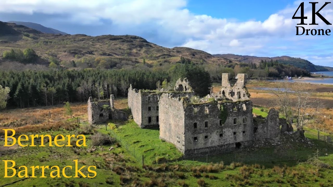 Bernera Baracks, Glenelg, Lochalsh, Highland Scotland - DJI MINI3 Pro 4K - April 2023