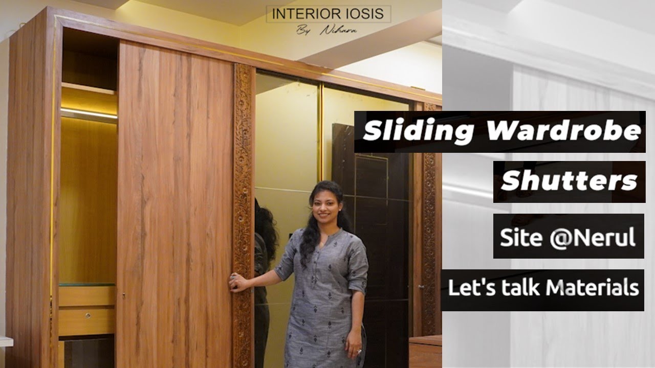 Sliding Wardrobe Design for Bedroom With Mirror | Sliding Wardrobe Doors | Interior Iosis by Nihara