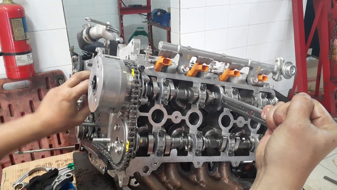 #tjapkalengrombeng Cara cepat pasang timing chain mesin k3 & 3sz