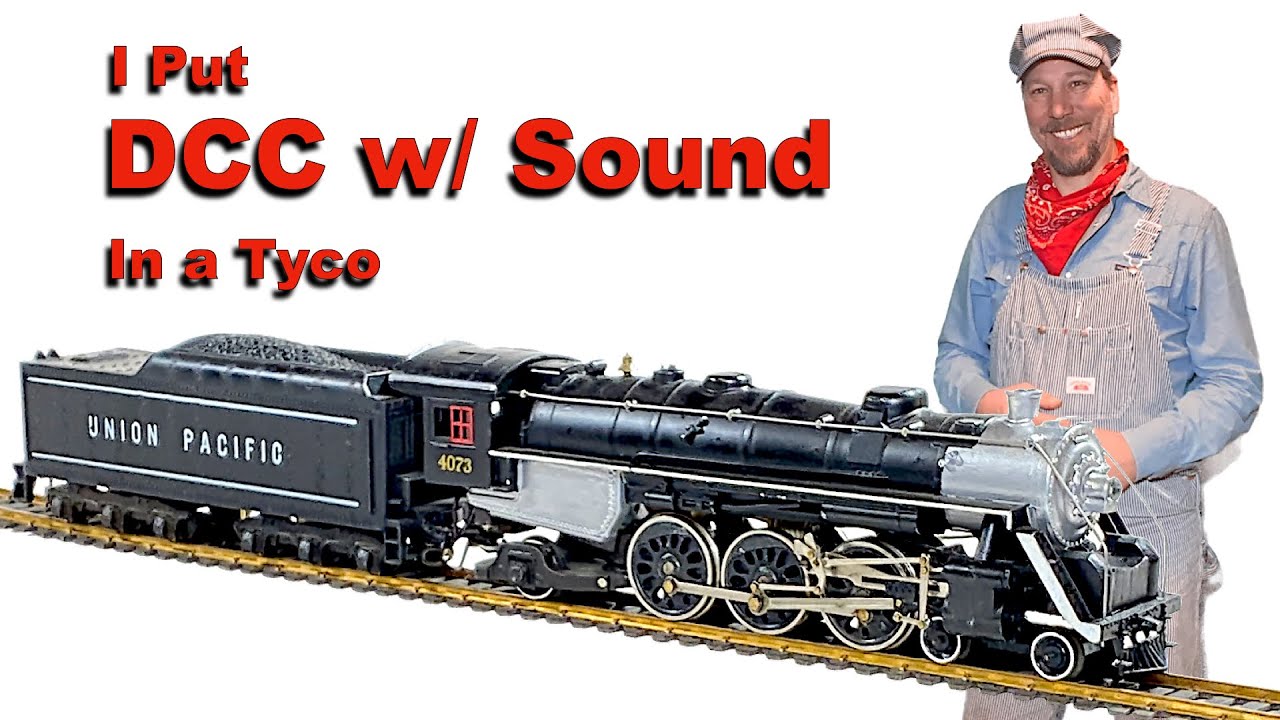 $150.00 Worth of Upgrades to a Tyco Pacific for DCC & Sound!