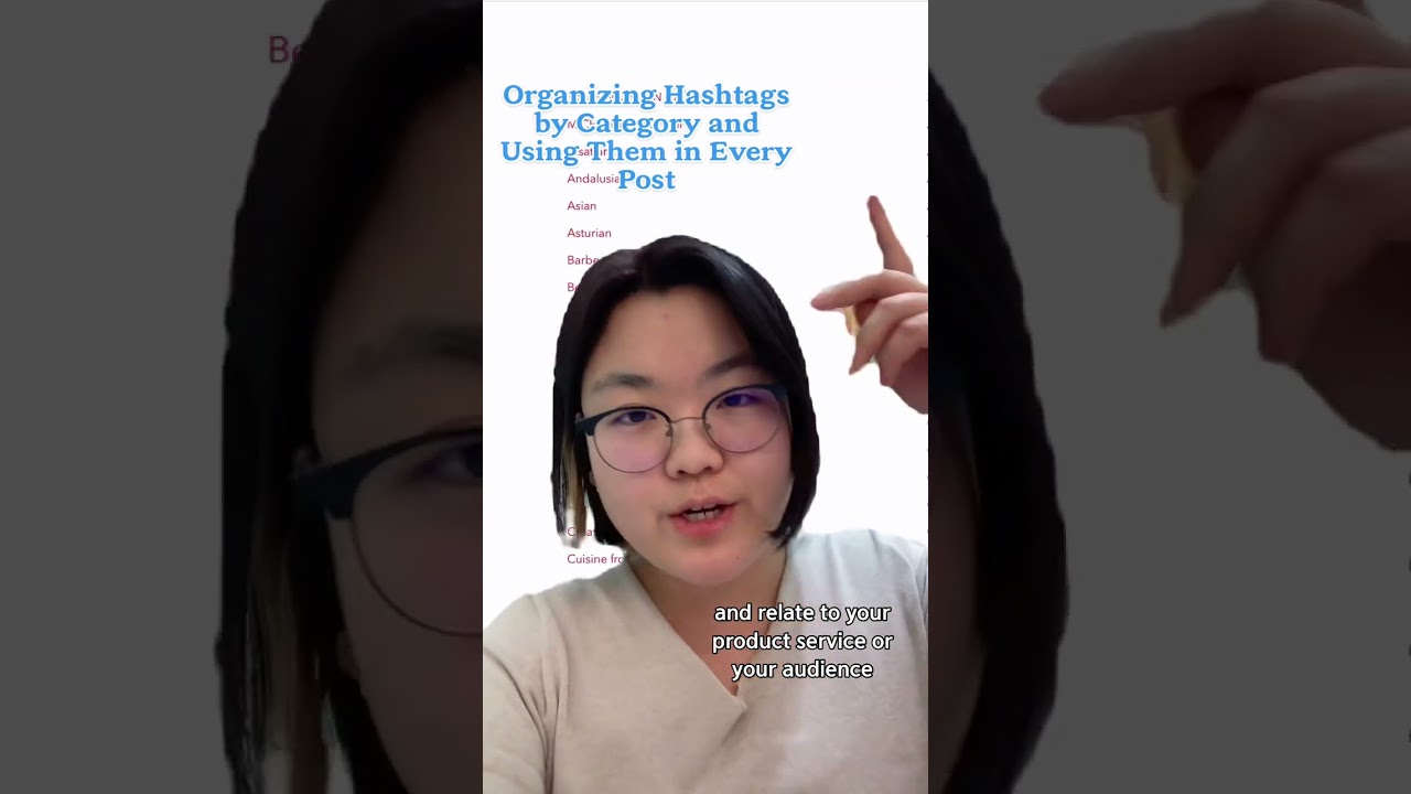 Organizing #Hashtags by Category and Using Them in Every Post #socialmediatips #hashtagstrategy